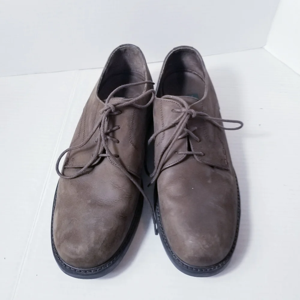 NUNN BUSH BROWN LEATHER UPPER MEN'S DRESS SHOE SIZE 10
